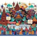 "Ilustrasi aplikasi penerjemah multi-dialek Bahasa Jawa yang mendukung pelestarian budaya, menampilkan antarmuka pengguna yang menarik dan berbagai dialek Bahasa Jawa."