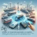 "Ilustrasi inovasi sistem pembayaran transportasi tanpa kontak terintegrasi antar moda, menampilkan pengguna yang melakukan transaksi digital menggunakan aplikasi pembayaran di kendaraan umum. Efisiensi dan kemudahan akses pembayaran dalam sistem transportasi modern."